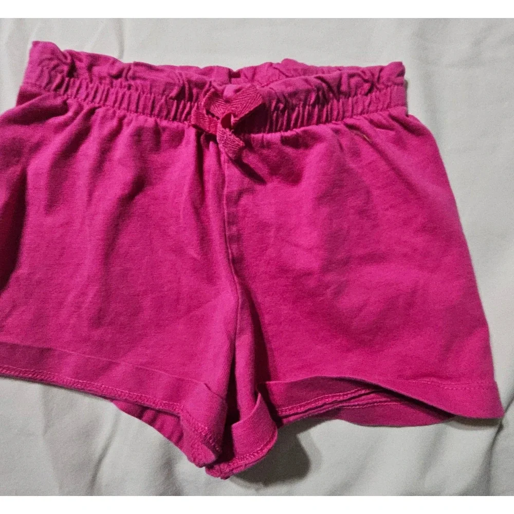 Garanimals Pants Shorts Lot Baby Girl 12M 18M Blue Black Pink Floral 4pc Set